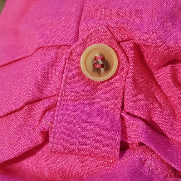 Anthropologie Avitus Button Front Linen Shorts - Picture 6 of 8